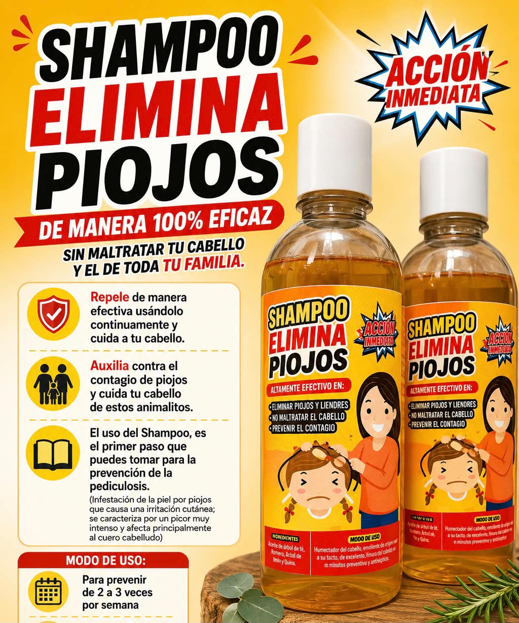 𝑺𝒆𝒌𝒓𝒆𝒕 𝒌𝒆𝒓𝒂𝒕𝒊𝒏𝒂𝒔 Facebook ad: SHAMPOO ELIMINA PIOJOS Protege a toda tu familia…