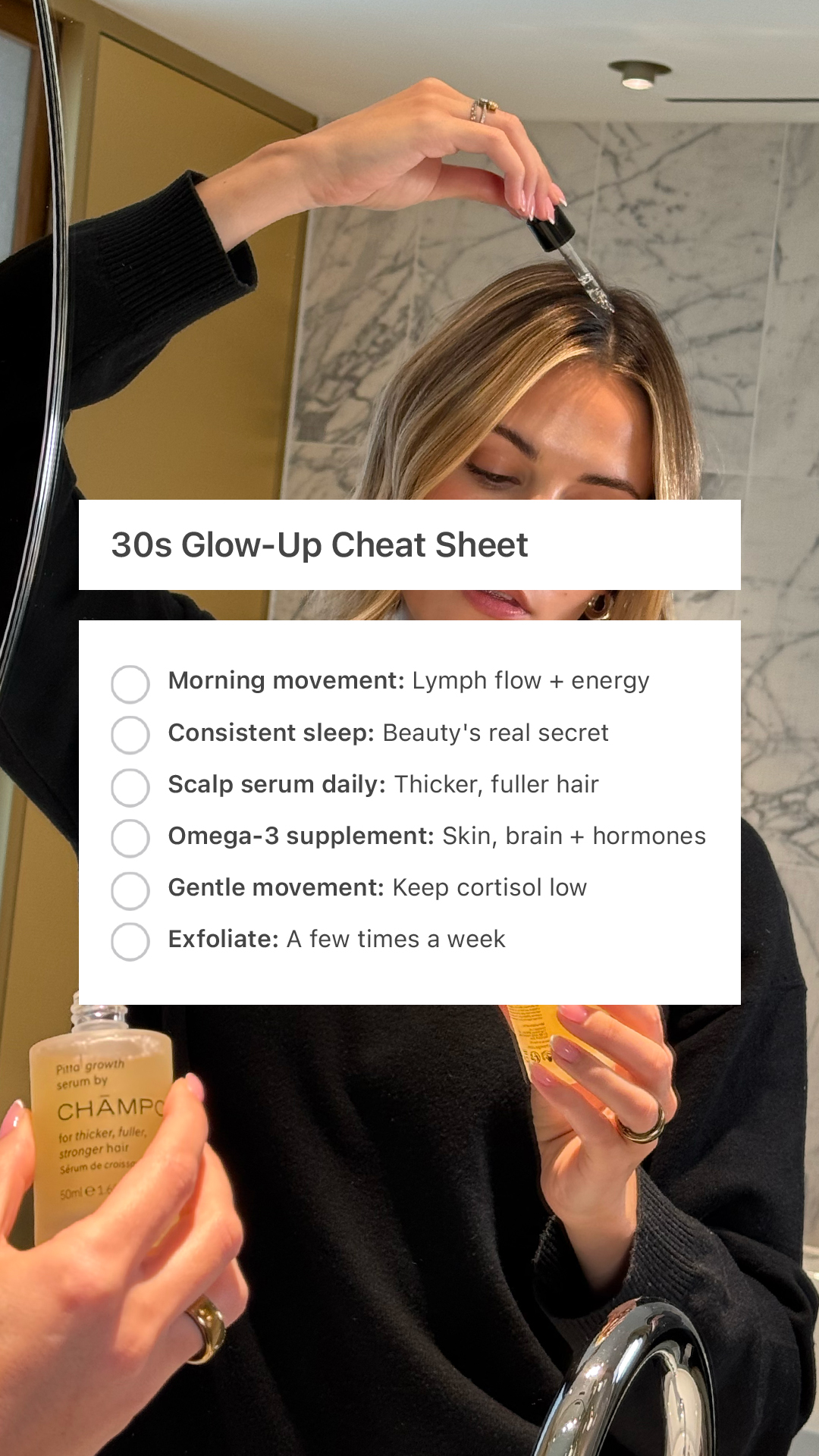 Chāmpo Haircare Facebook ad