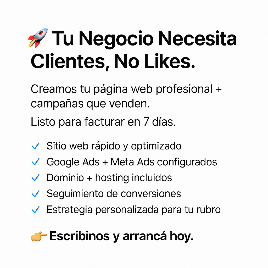 Ravendesignestudio Facebook ad: ¿Qué tipo de clientes querés conseguir ahora?