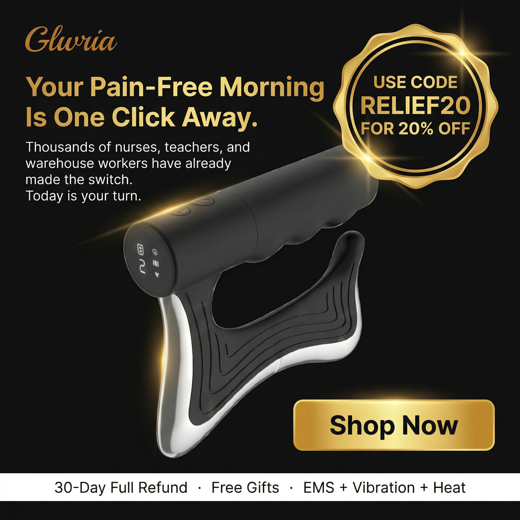 Glwria Facebook ad