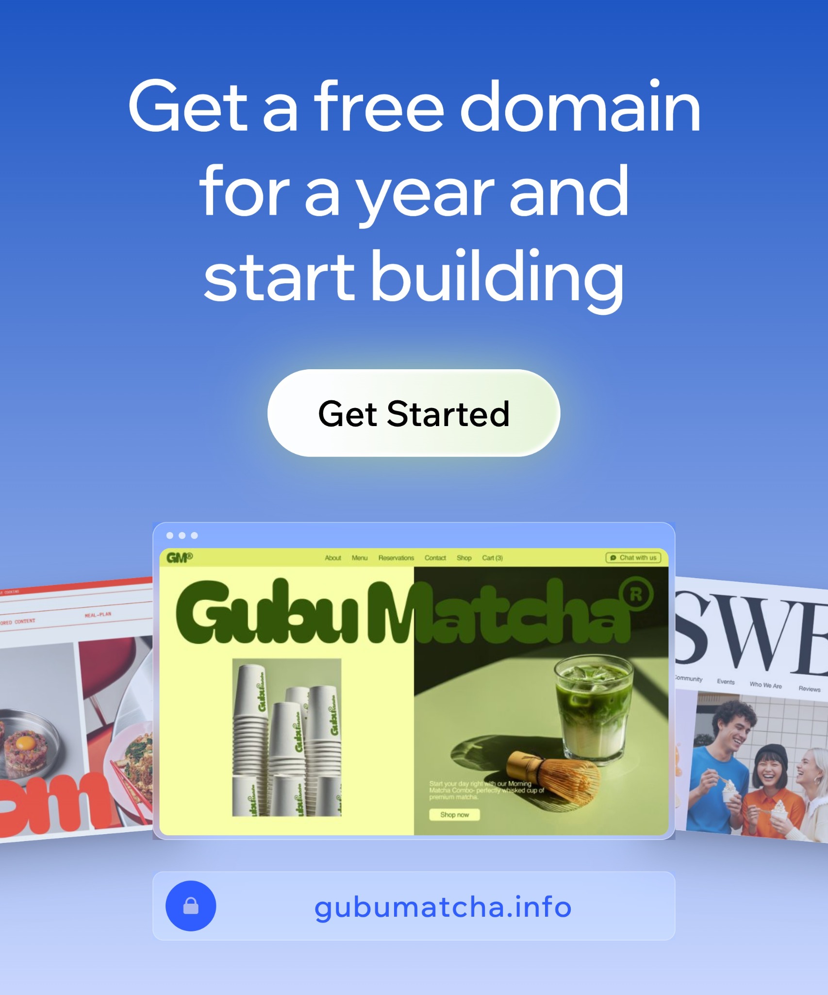 Wix Facebook ad