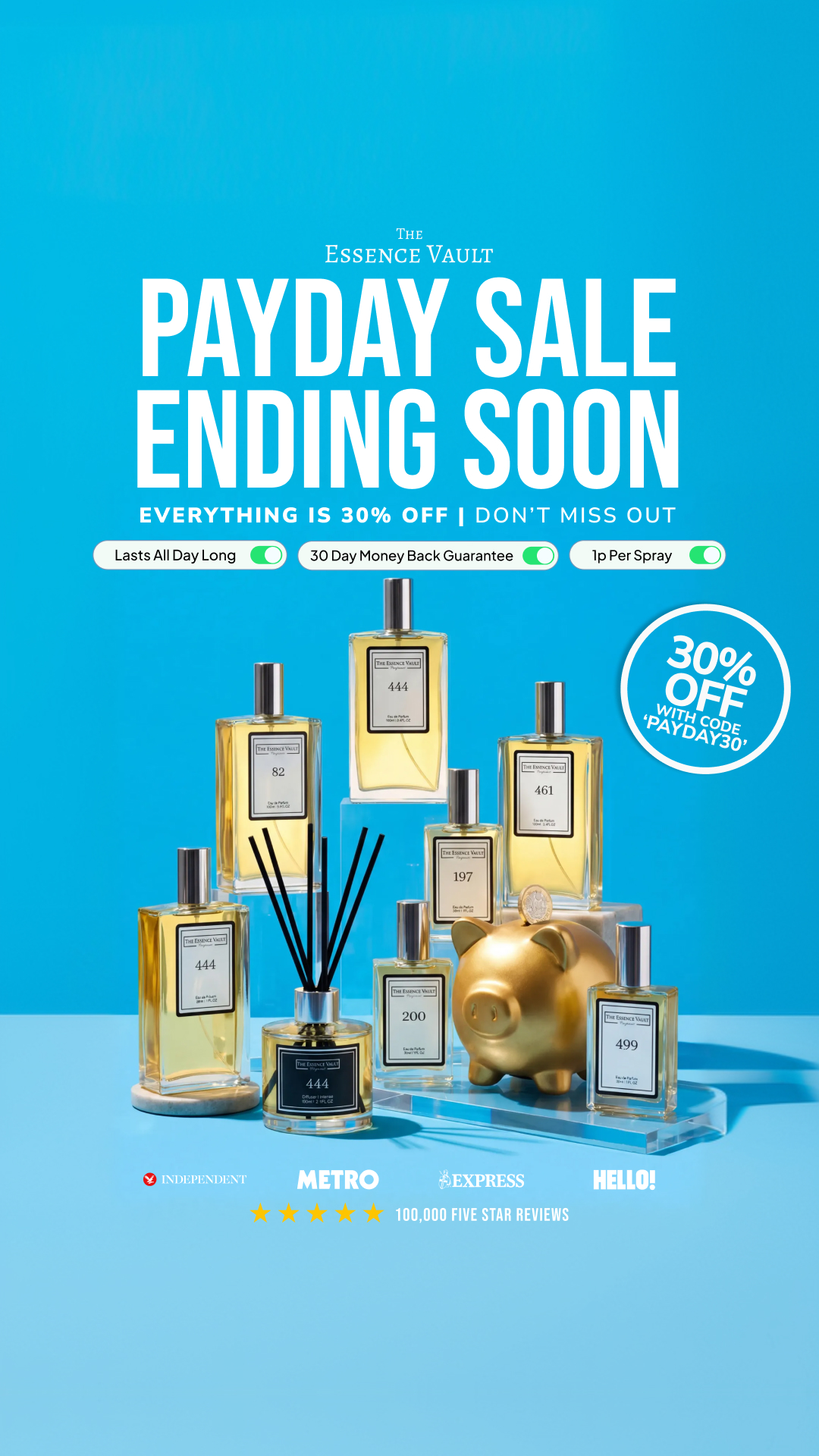 The Essence Vault Facebook ad