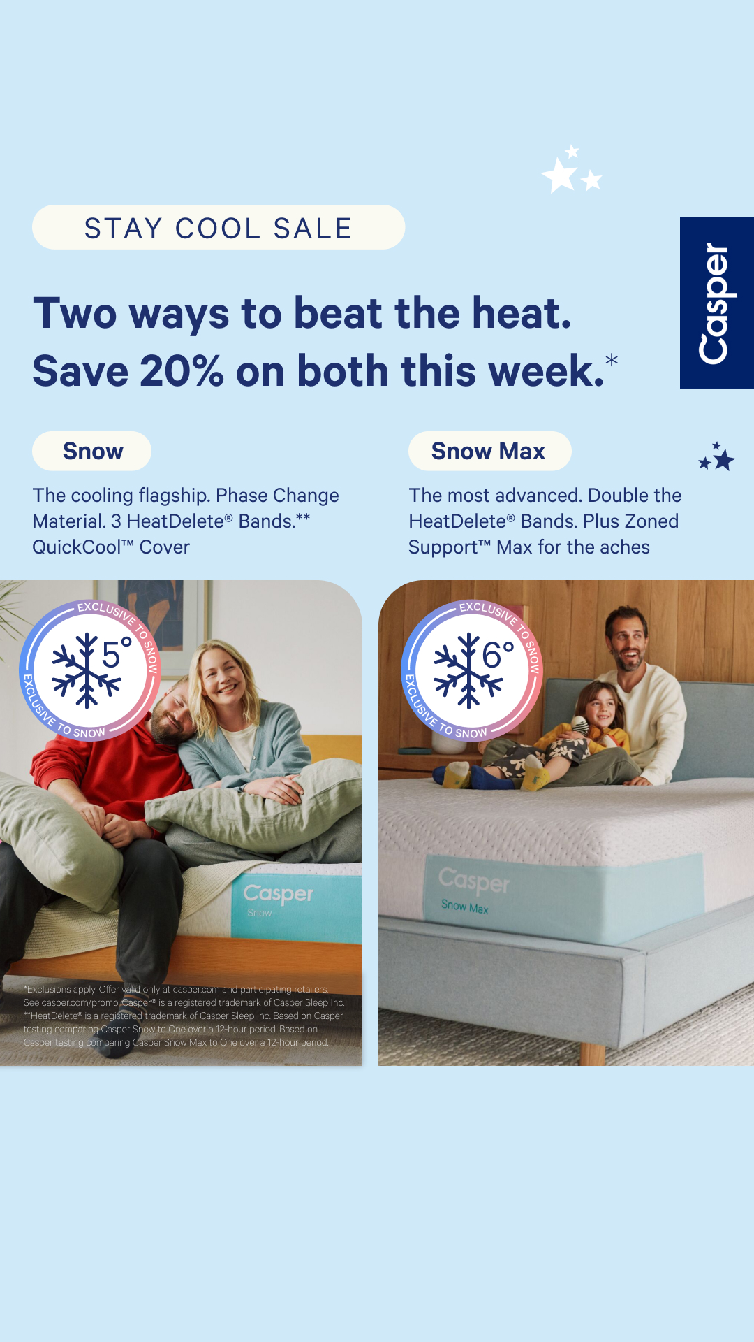 Casper Facebook ad