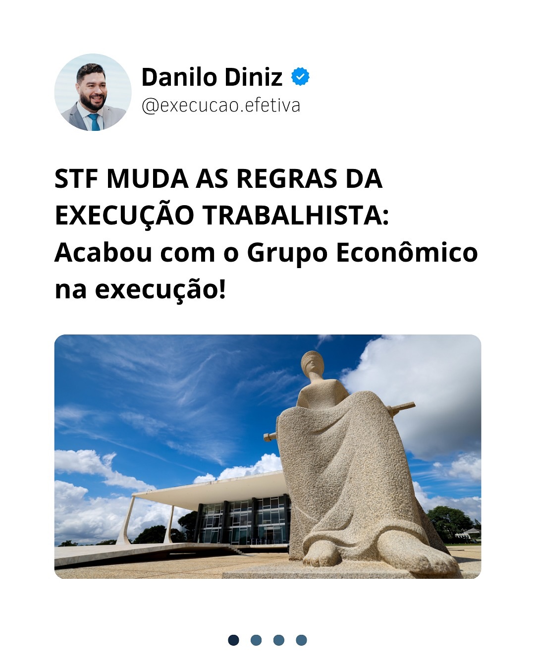 execucao.efetiva Facebook ad: Encerrado o julgamento do Tema 1232 com a…