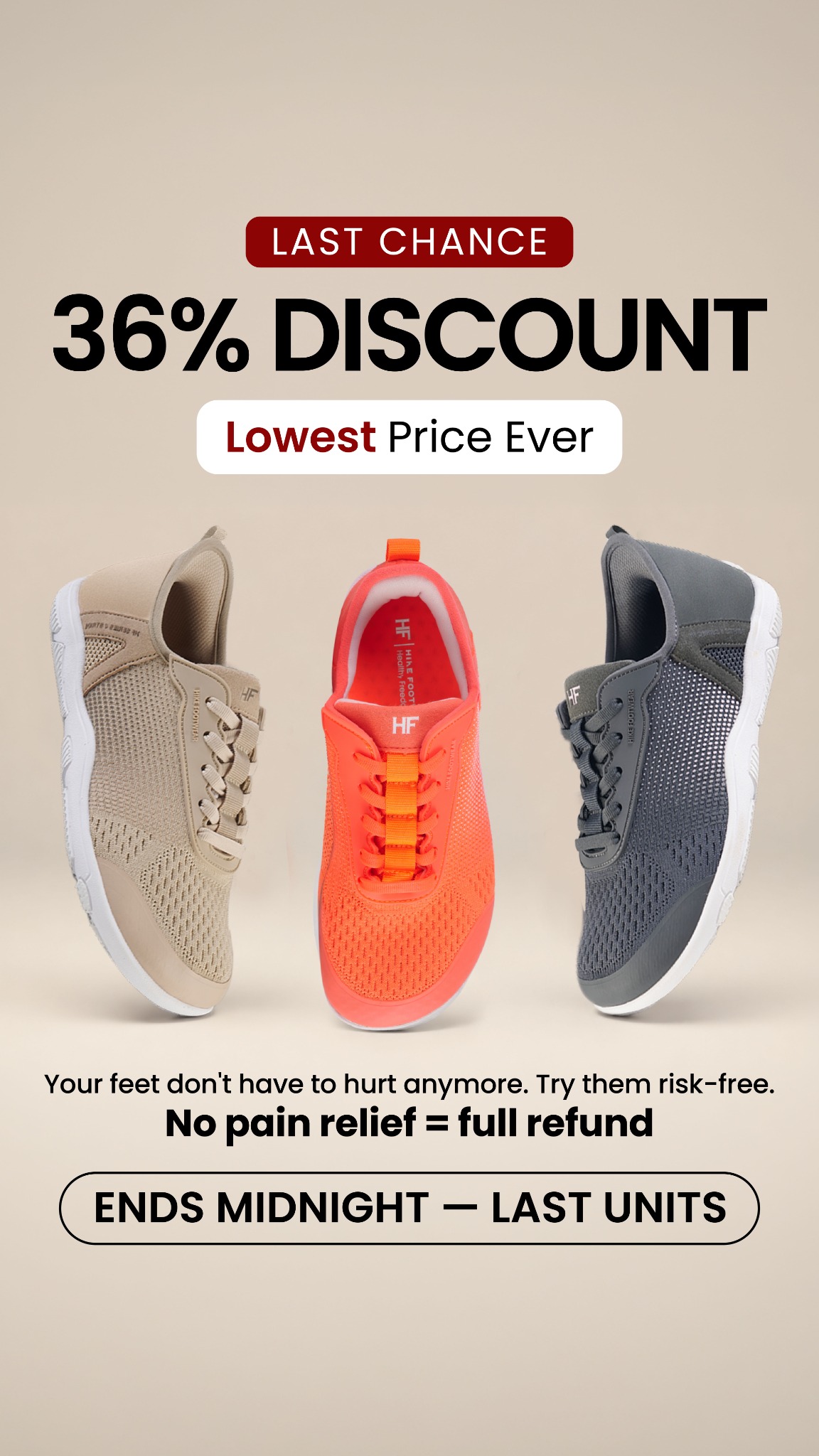 HIKE Footwear Facebook ad