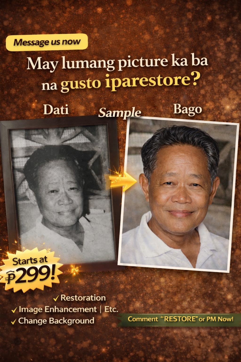 Mr. Graphics MNL Facebook ad: First 10 Customers Only for Today!