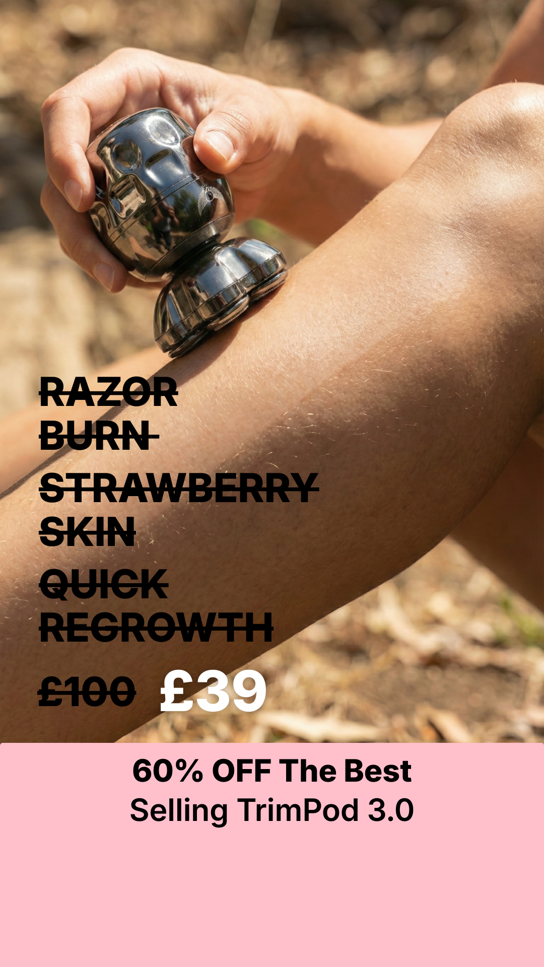 In My Smooth Legs Era Facebook ad from Feb 25, 2026