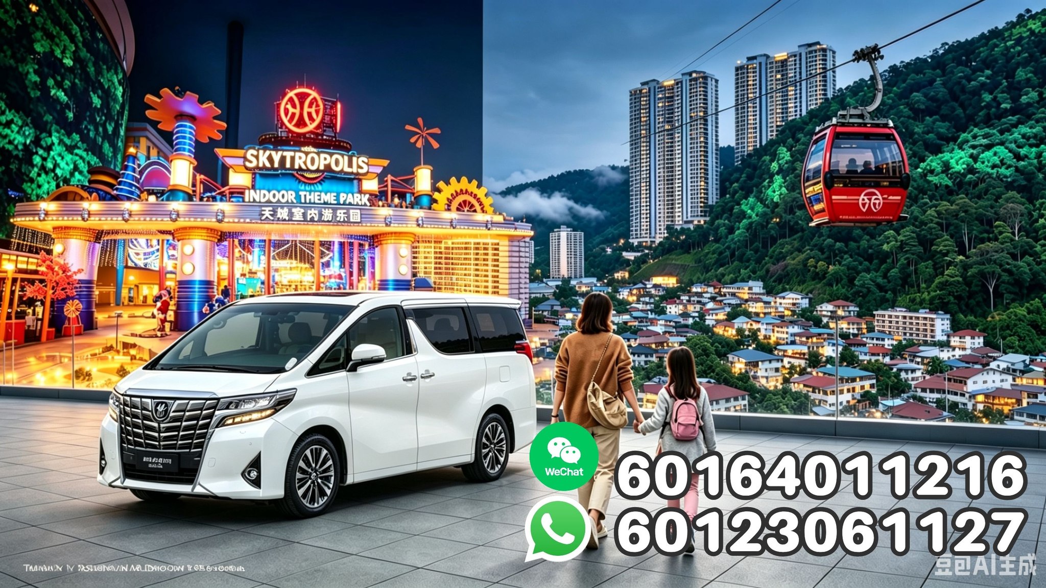 新加坡,云顶包车服务 Facebook ad: 吉隆坡机场豪华包车服务正式上线!