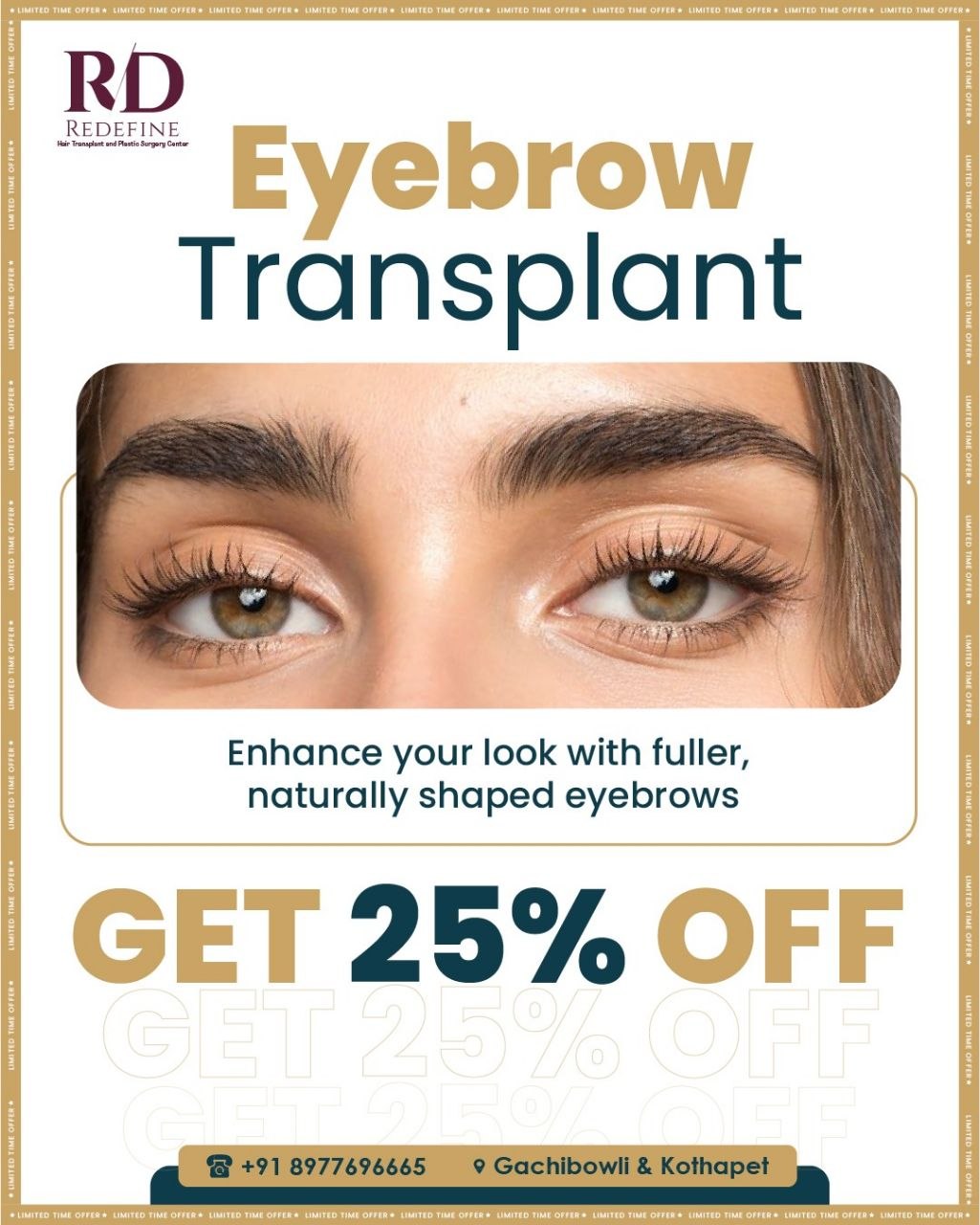 Redefine Skin and Hair Transplant Center Facebook ad