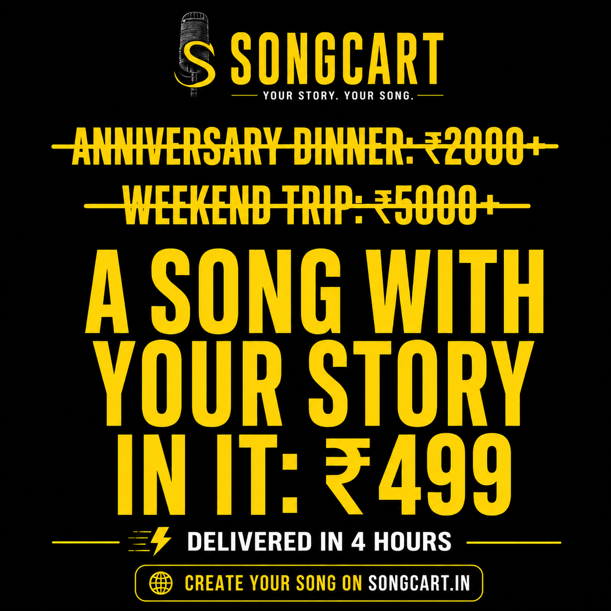 Songcart Facebook ad from Jun 11, 2026