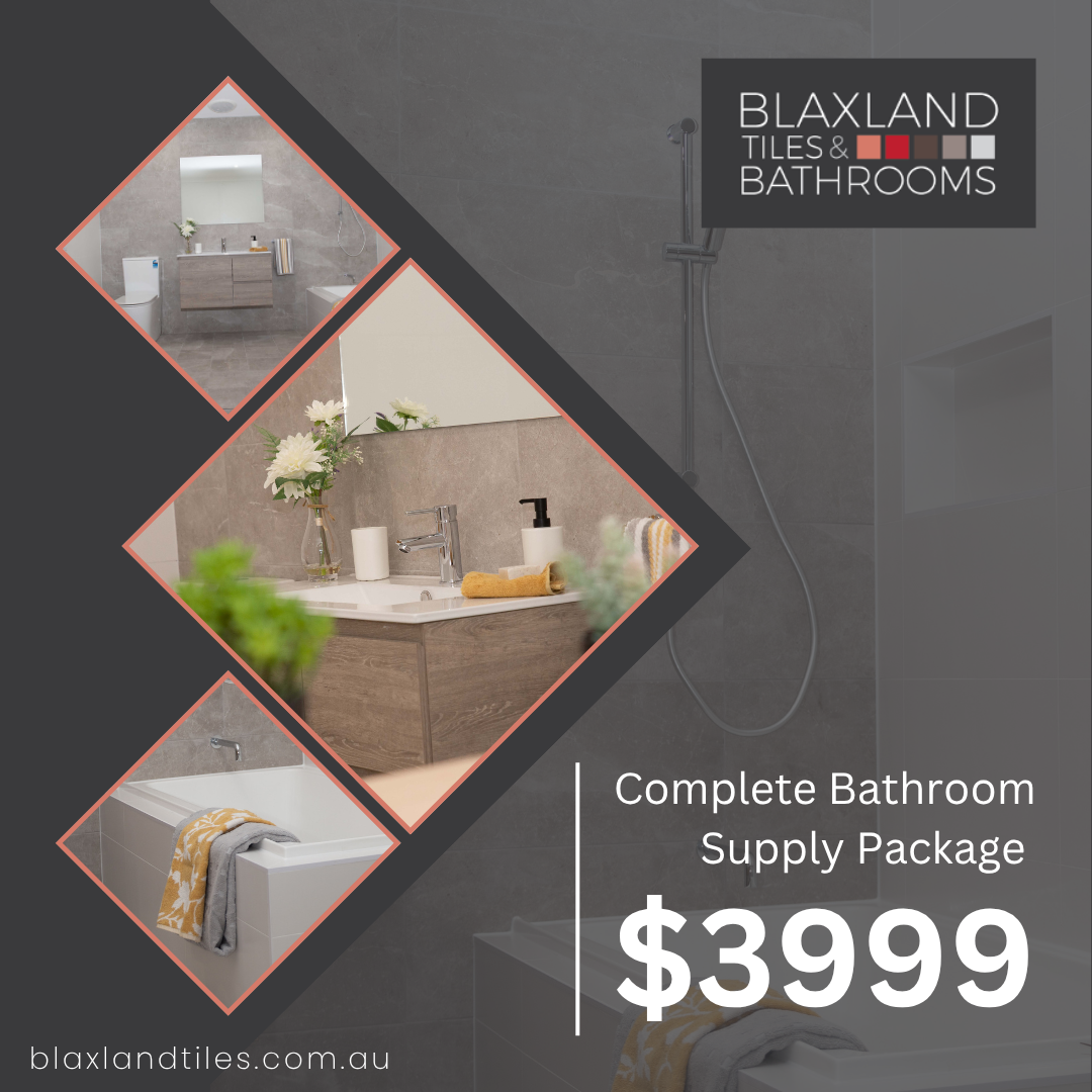 Blaxland Tiles and Bathrooms Facebook ad: Bathroom reno: affordable + quality