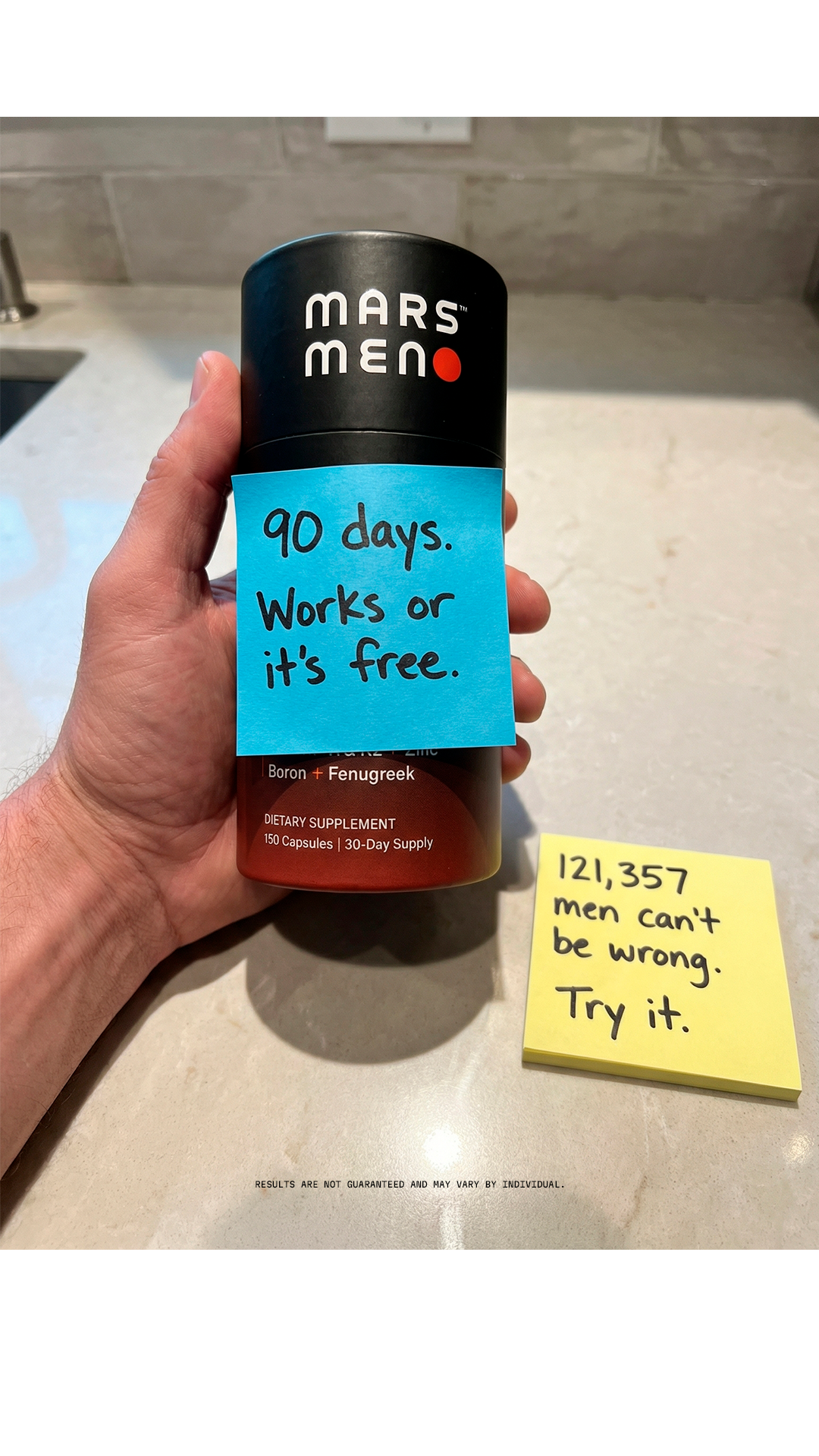 Mars Men Facebook ad