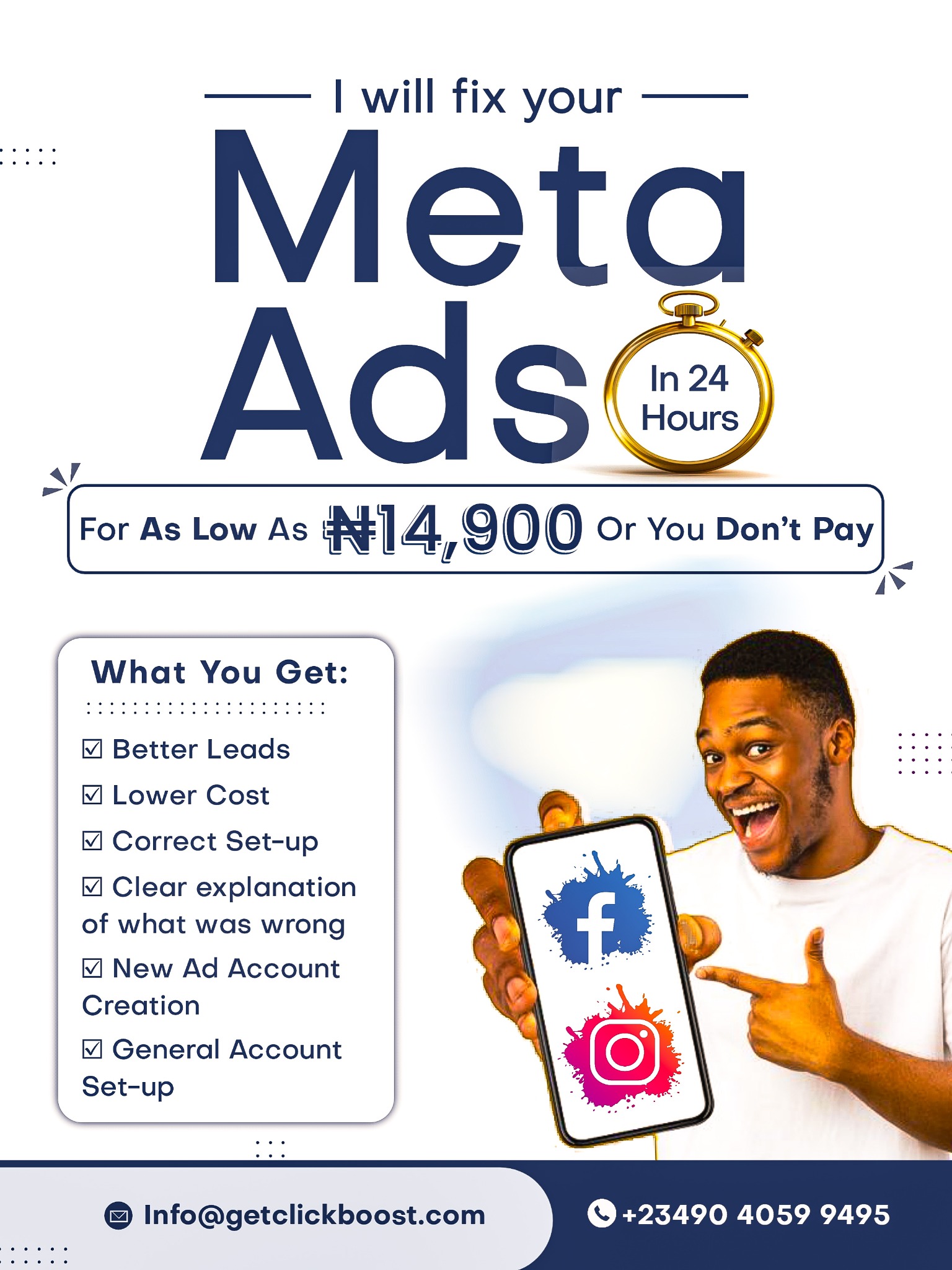 ClickBoost Digital Marketing Agency Facebook ad