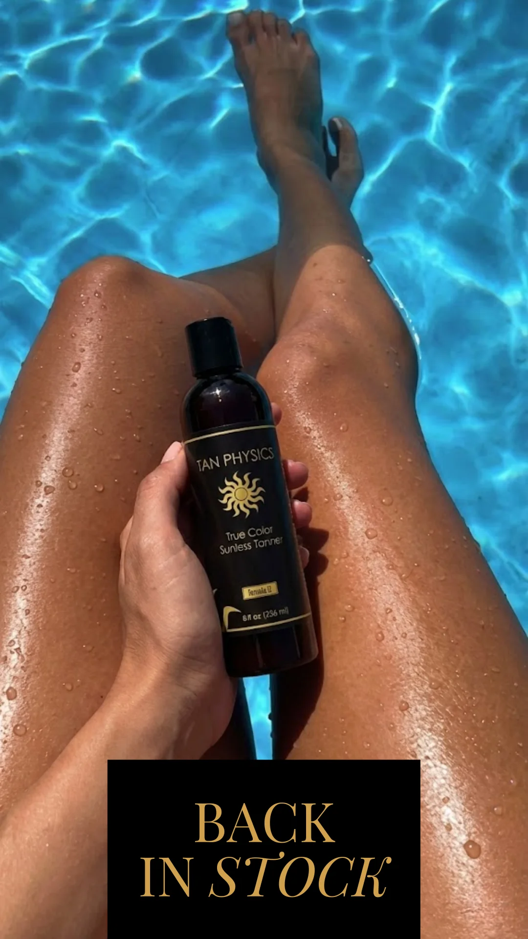Tan Physics Facebook ad: Secret to a Flawless, Sunless Tan? Science
