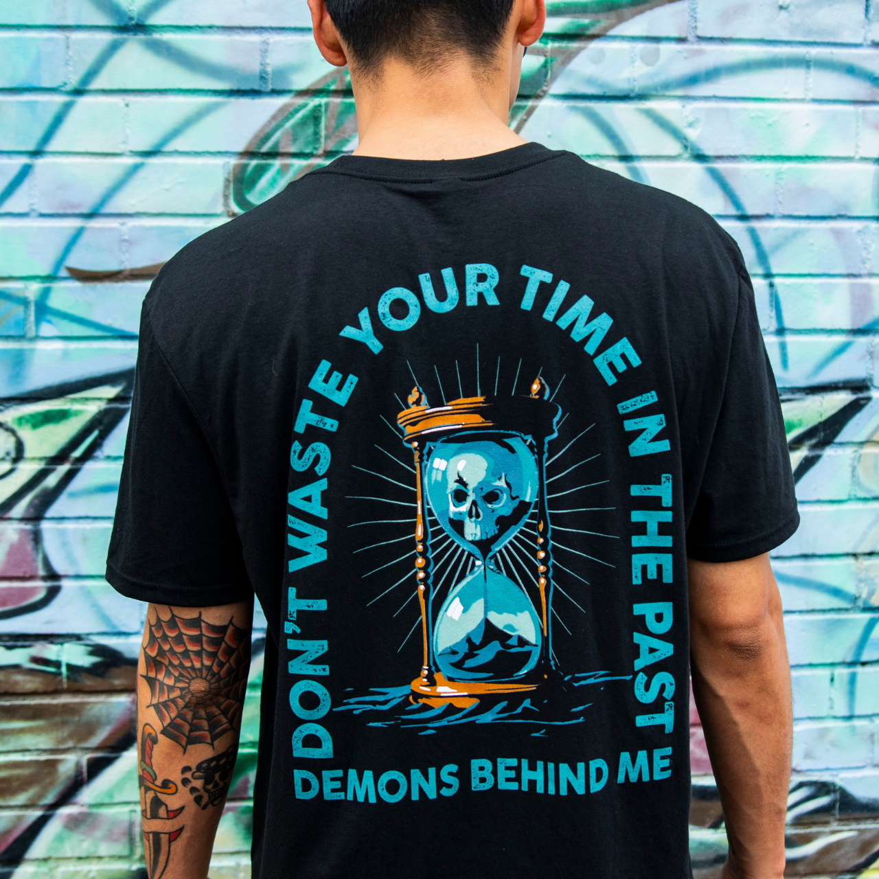 Demons Behind Me Inspirational Clothing & Apparel Facebook ad