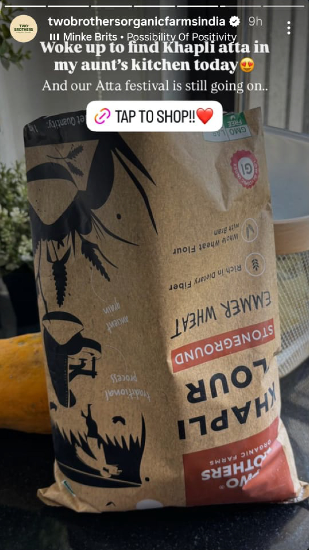 Two Brothers Organic Farms Facebook ad