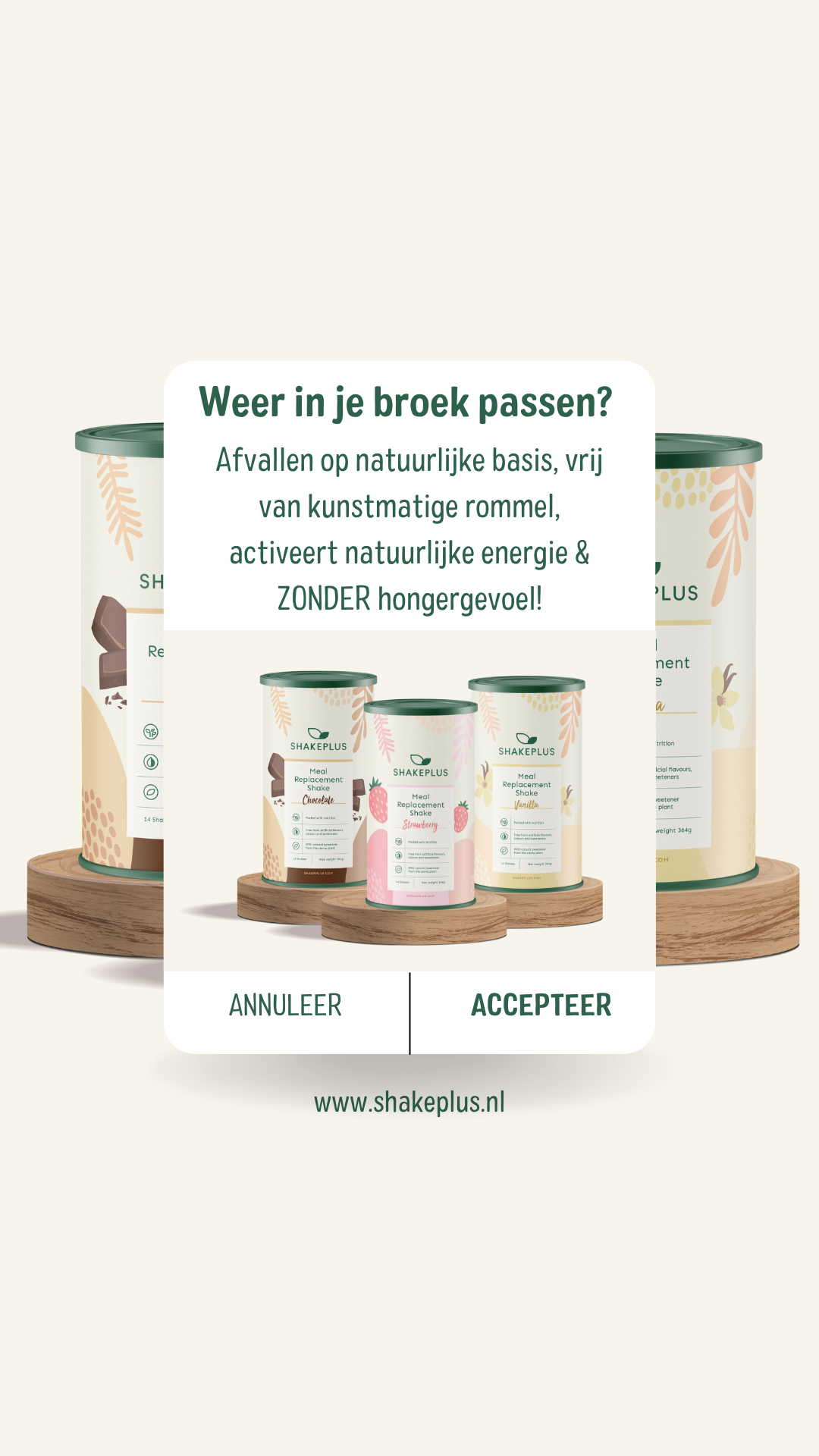 Shakeplus Facebook ad