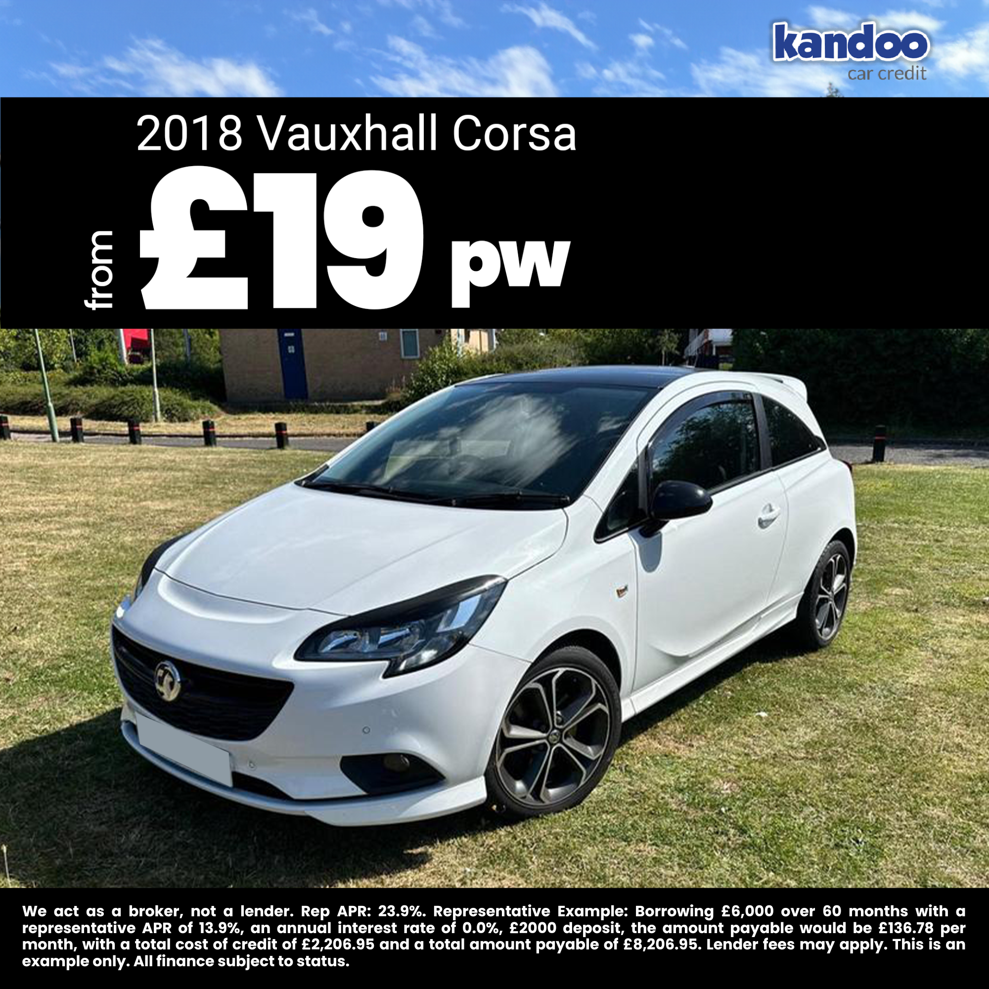 Kandoo Car Credit Facebook ad