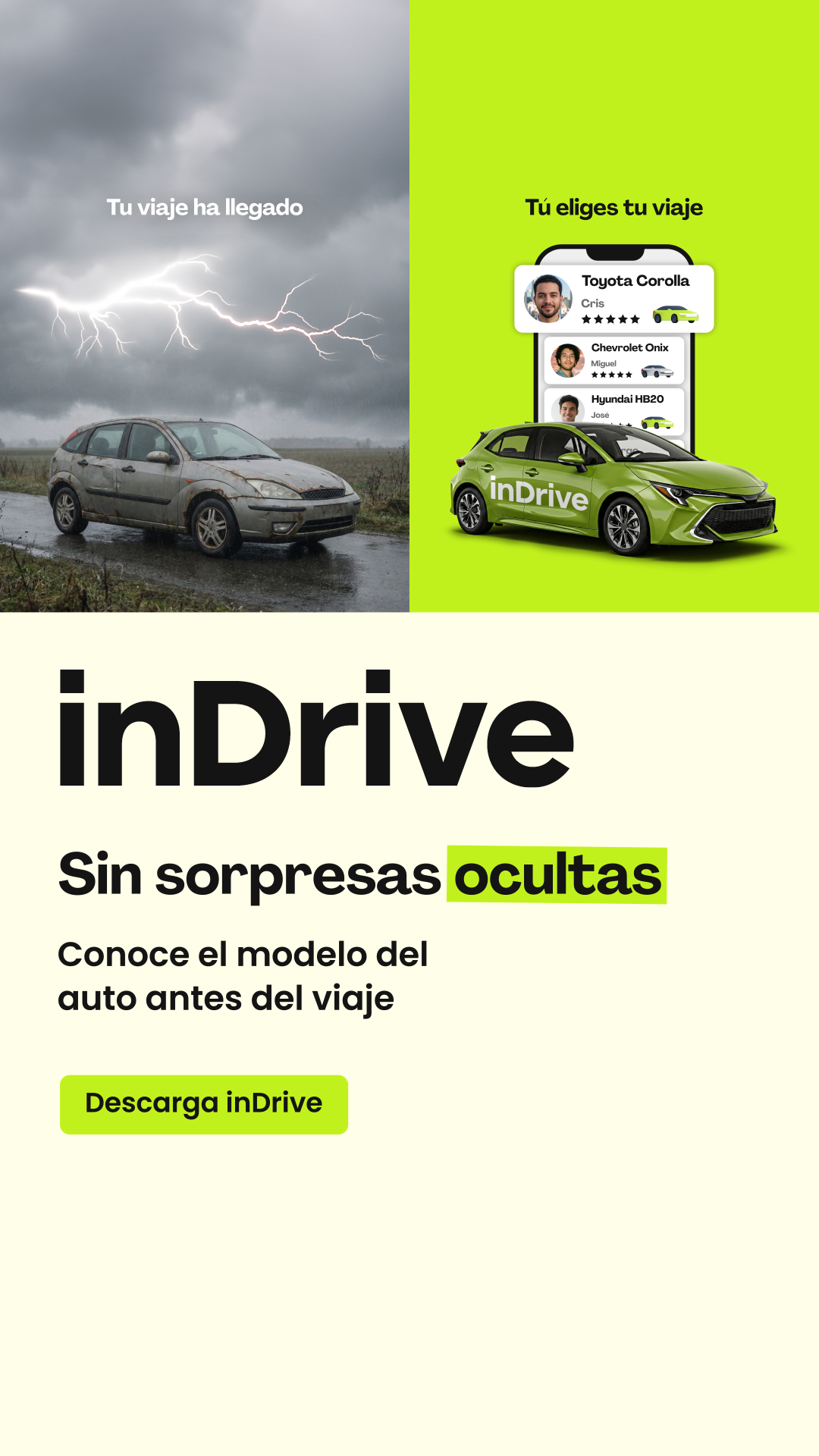 inDrive Facebook ad