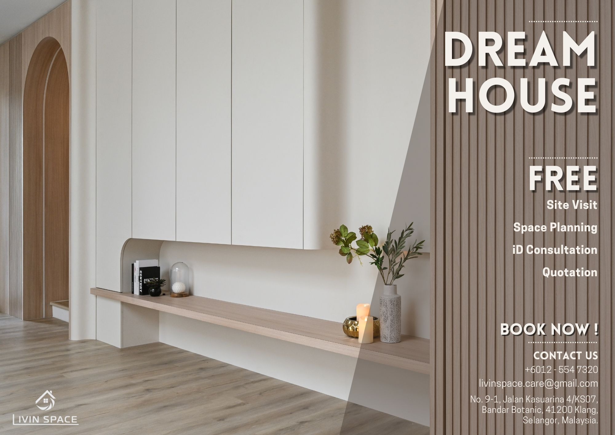 Livin SPACE Group Facebook ad: Ask for Free Quotation Now!