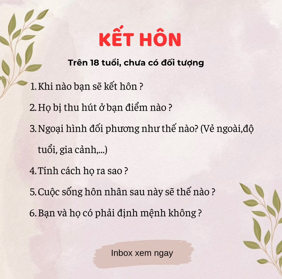 Tử Vi - Chỉ Tay nhà Mila Facebook ad: XEM TAROT CHỈ TỪ 20K CHO MỌI VẤN…