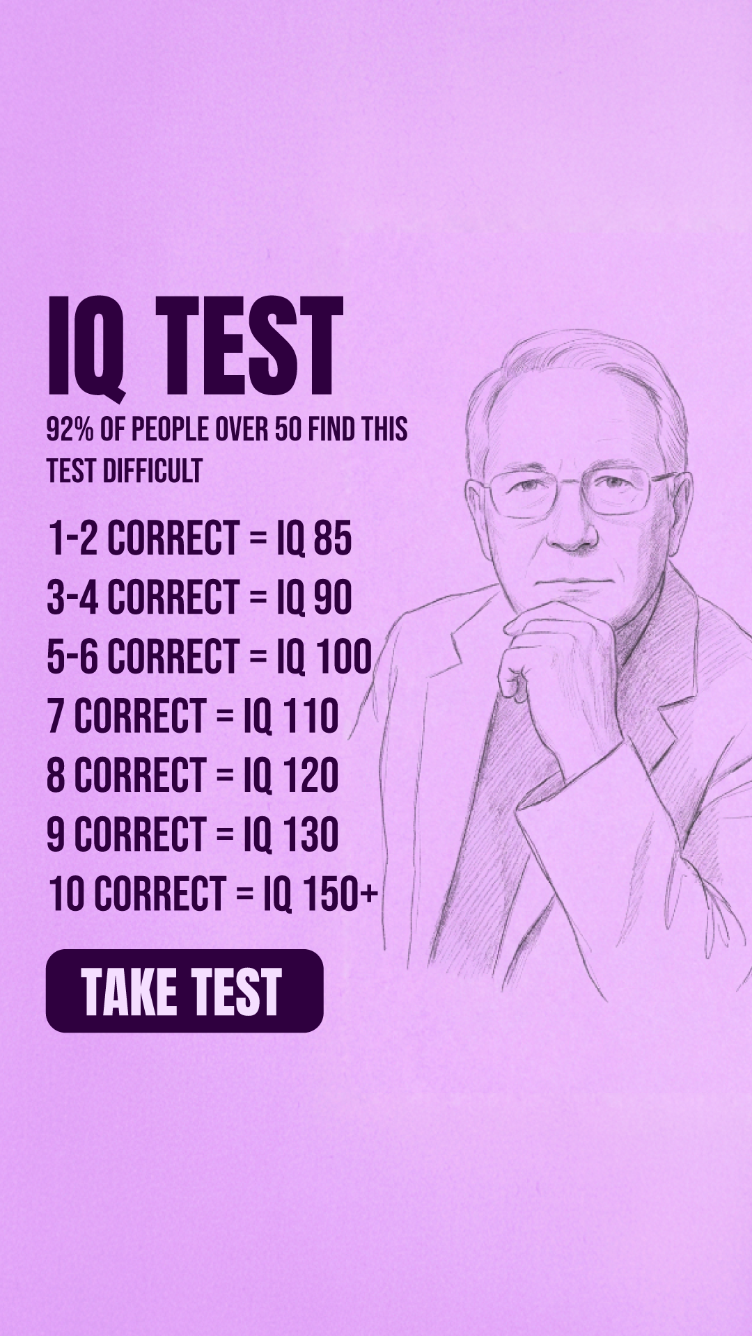 Brain Health Check Facebook ad