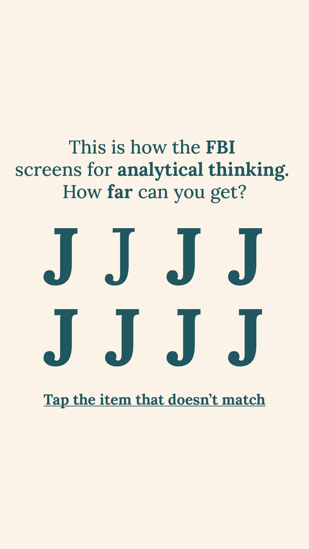 Brain Health Check Facebook ad