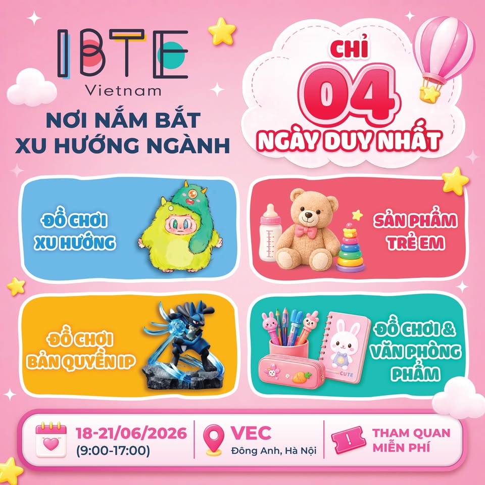 Vietnam International Baby Products & Toys Expo Facebook ad: Trang chủ - IBTE