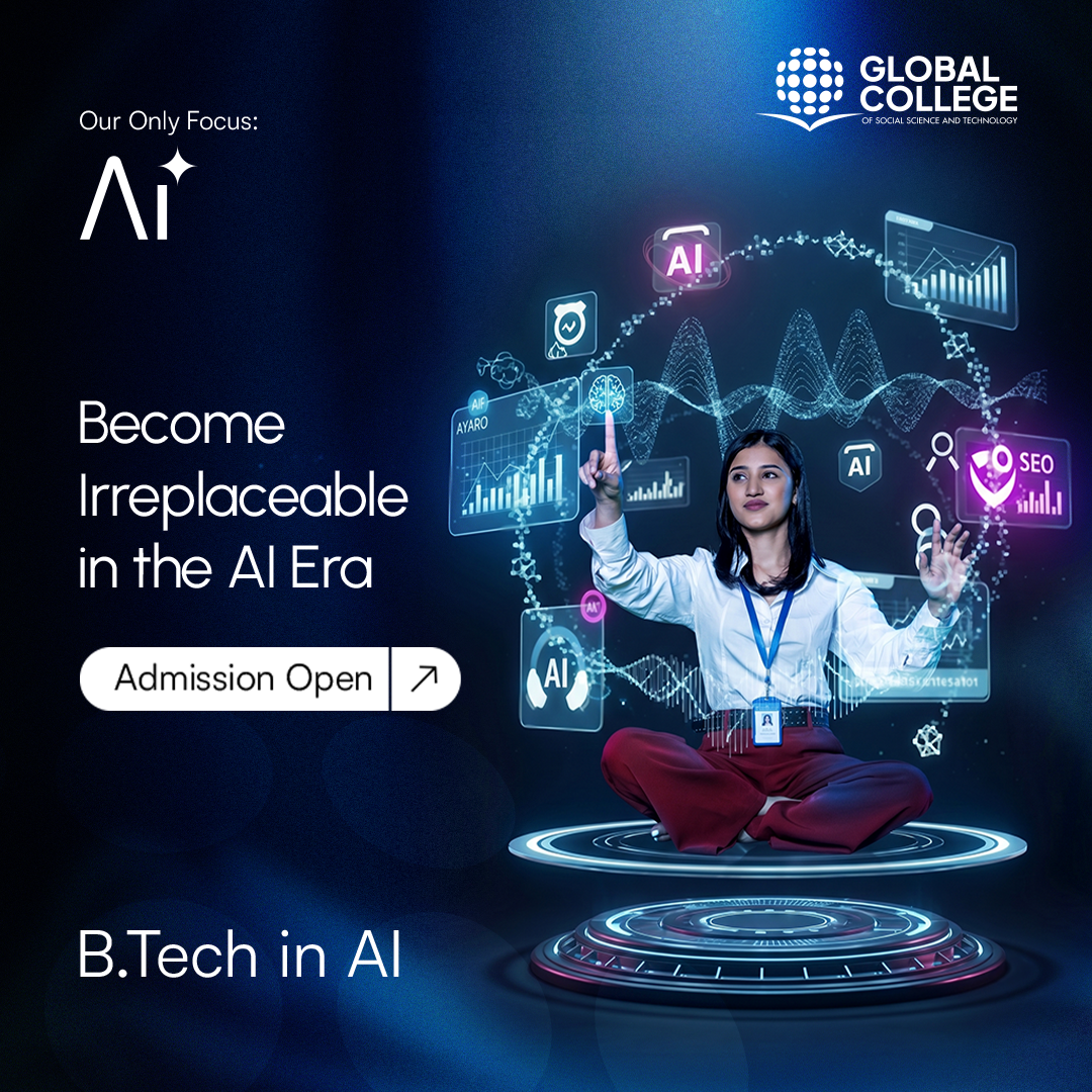 Global College of Social Science and Technology Facebook ad: Admission Open