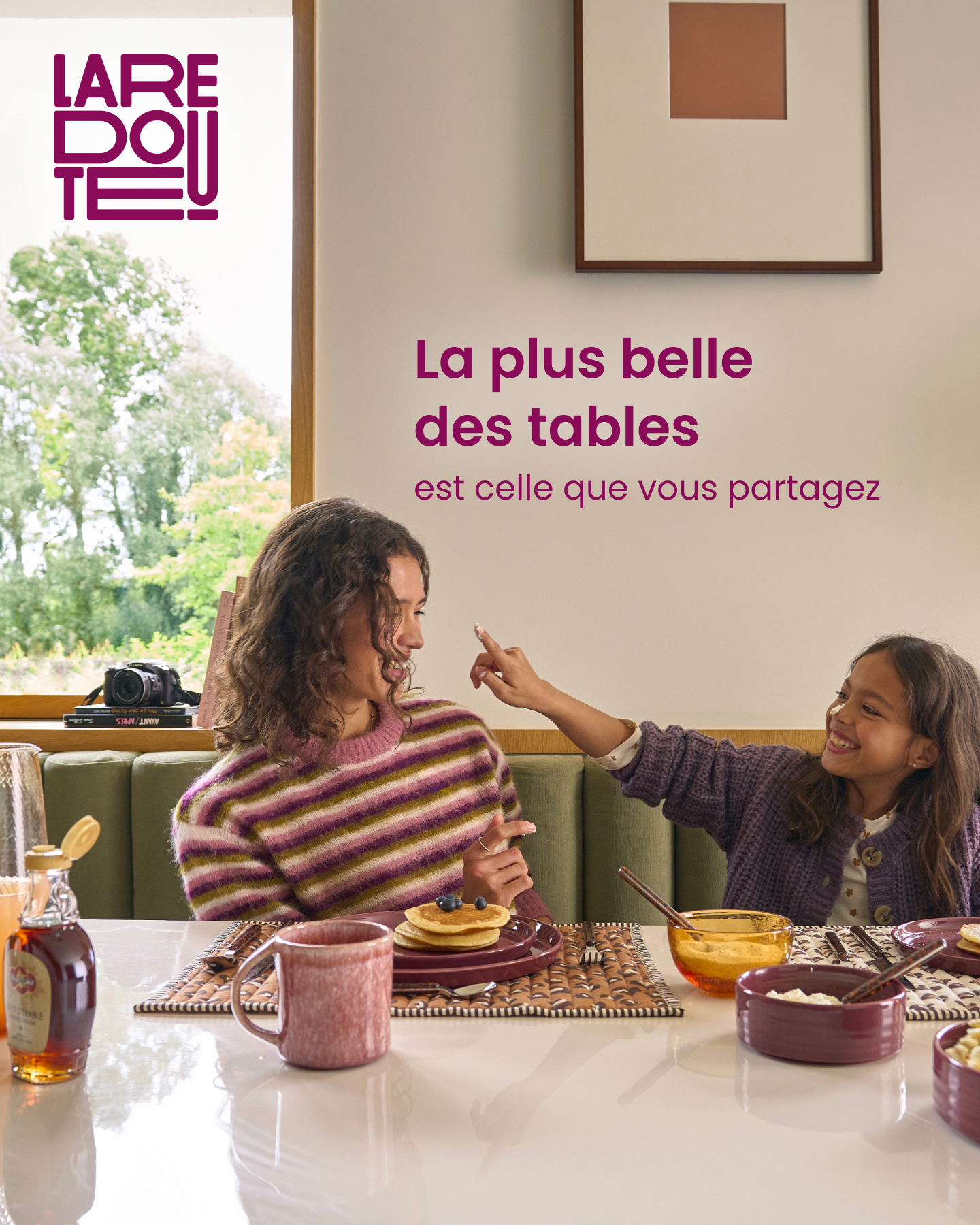 La Redoute Facebook ad: Mobilier, art de la table… Découvrez notre sélection…