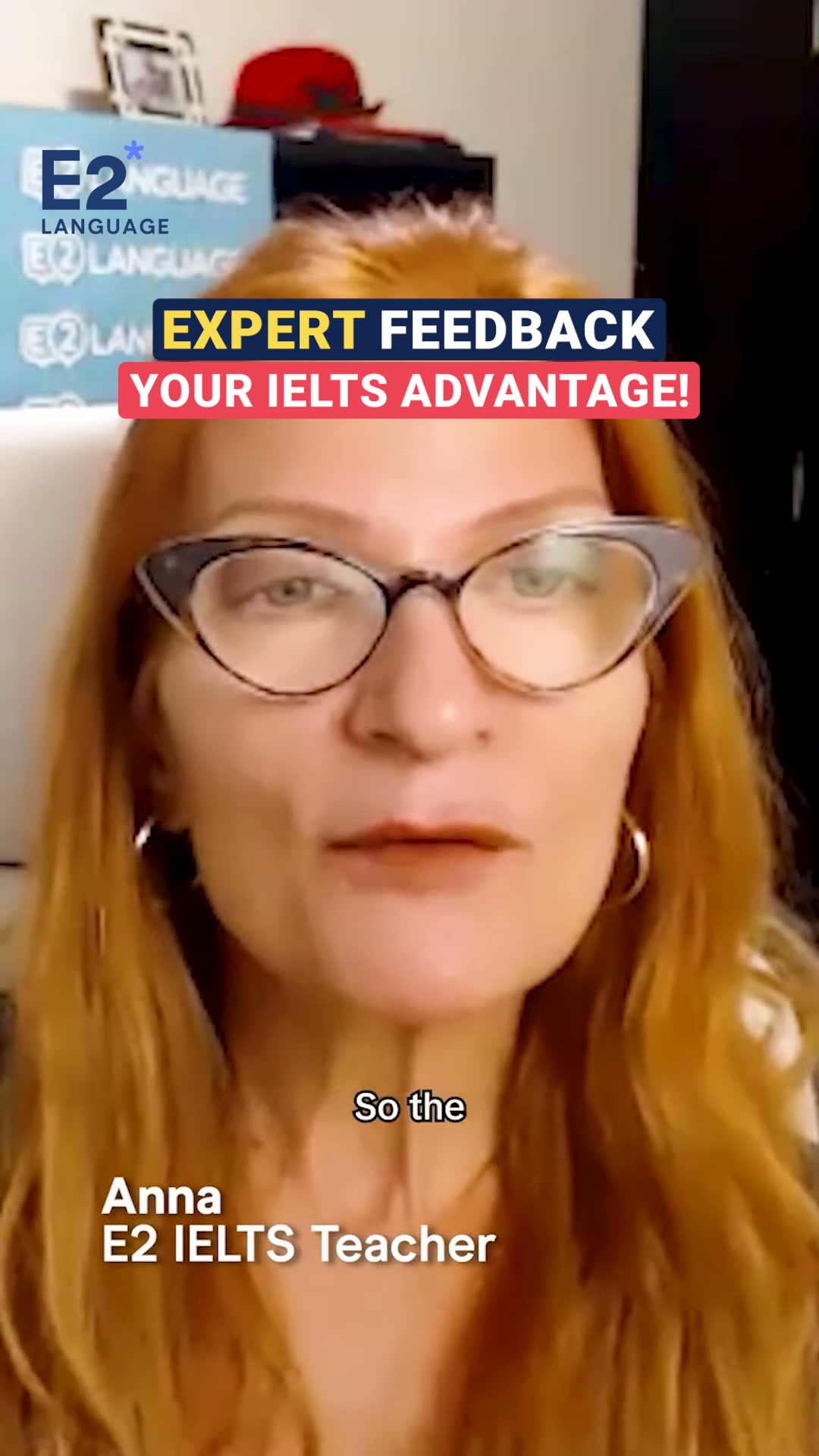 E2Language Facebook ad: E2 Helped Me Go From 6.5 To 7 says Rebecca