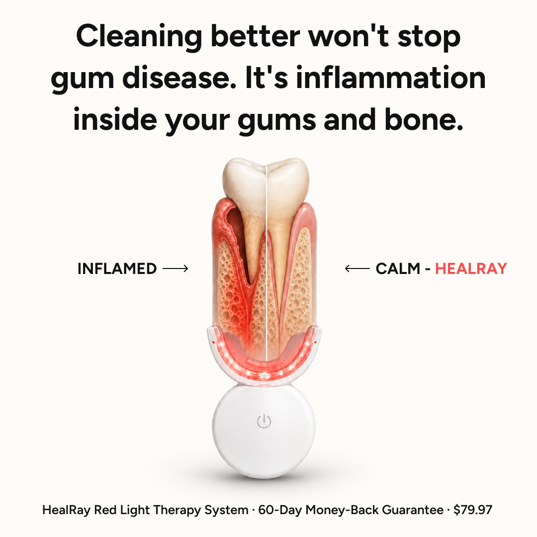 HealRay Facebook ad: Try It Risk Free For 60 Days