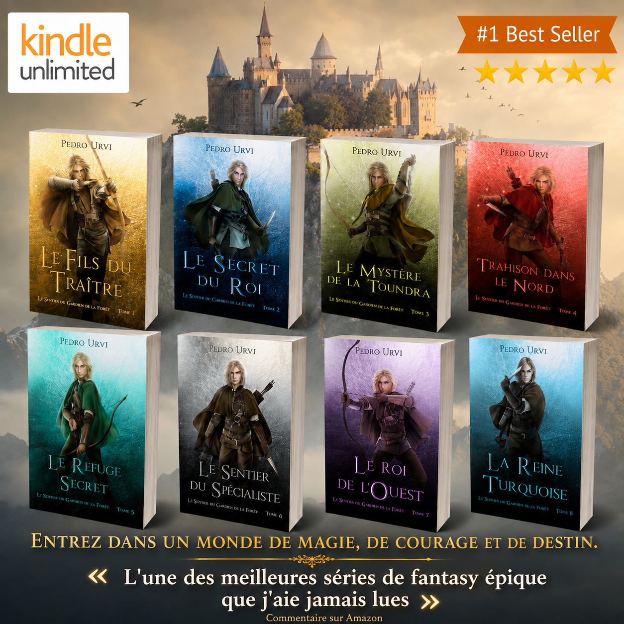 Pedro Urvi Author Facebook ad: Fantasy épique pour tous les âges! L'aventure commence!
