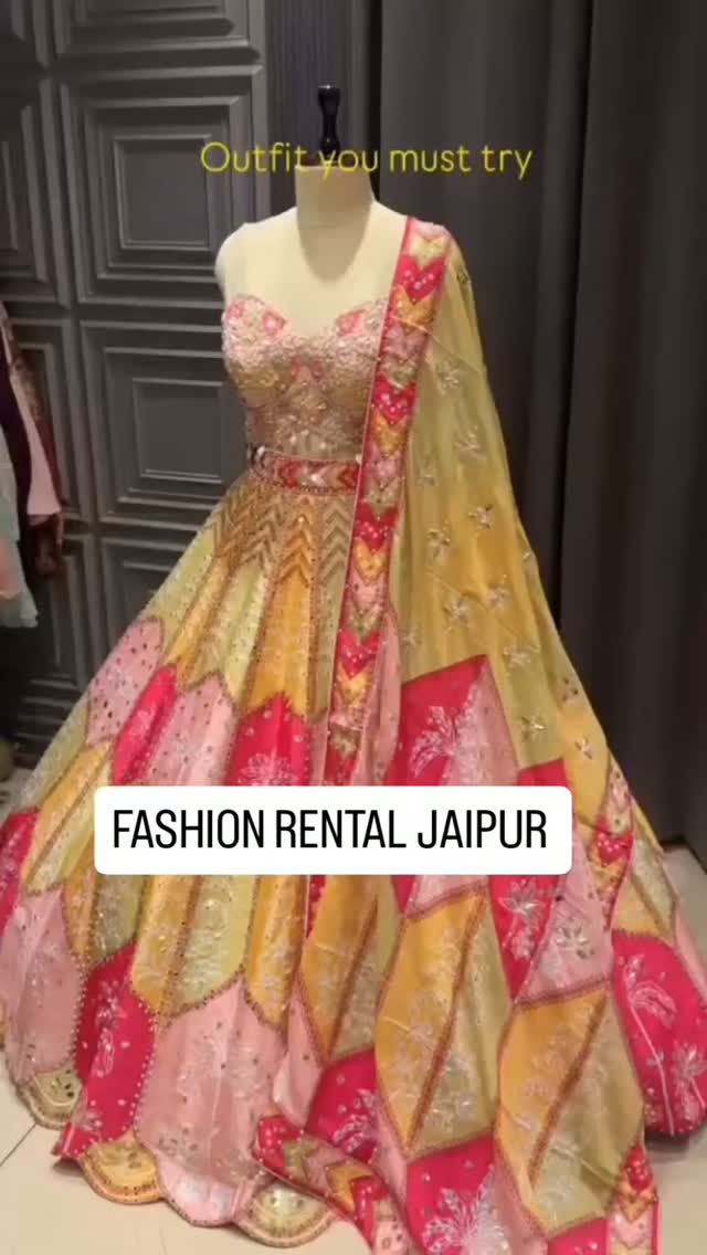 fashionrental_ Facebook ad: Dream Lehenga, Smart Budget!