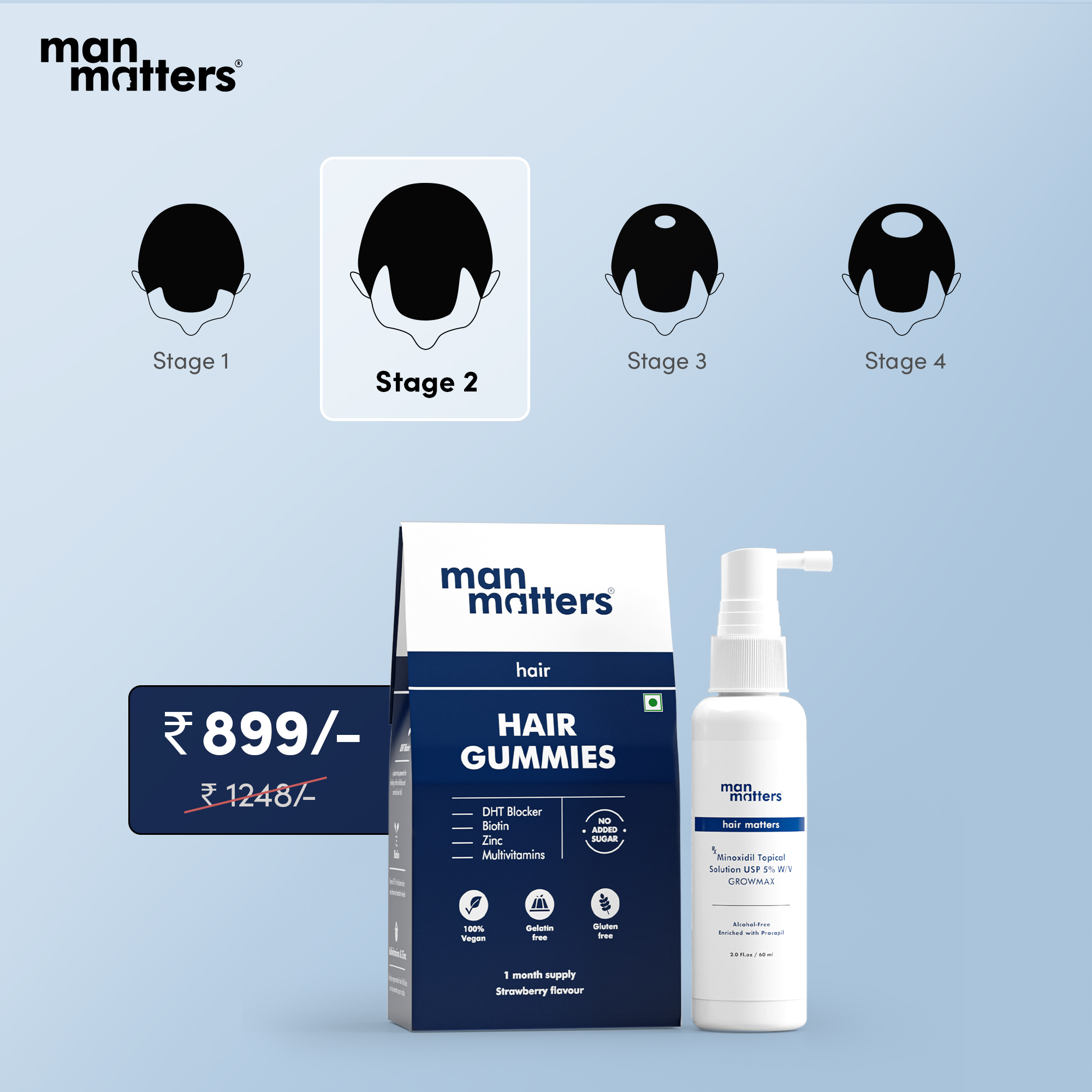 Hair Matters by Man Matters Facebook ad