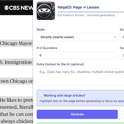 Ninjaed - Teach Smart, Plan Sharp Facebook ad