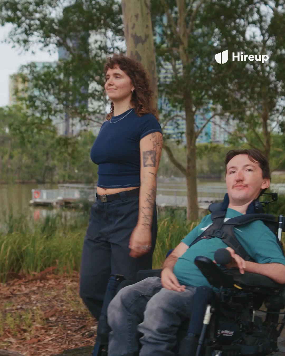Hireup Facebook ad: Find trusted support workers