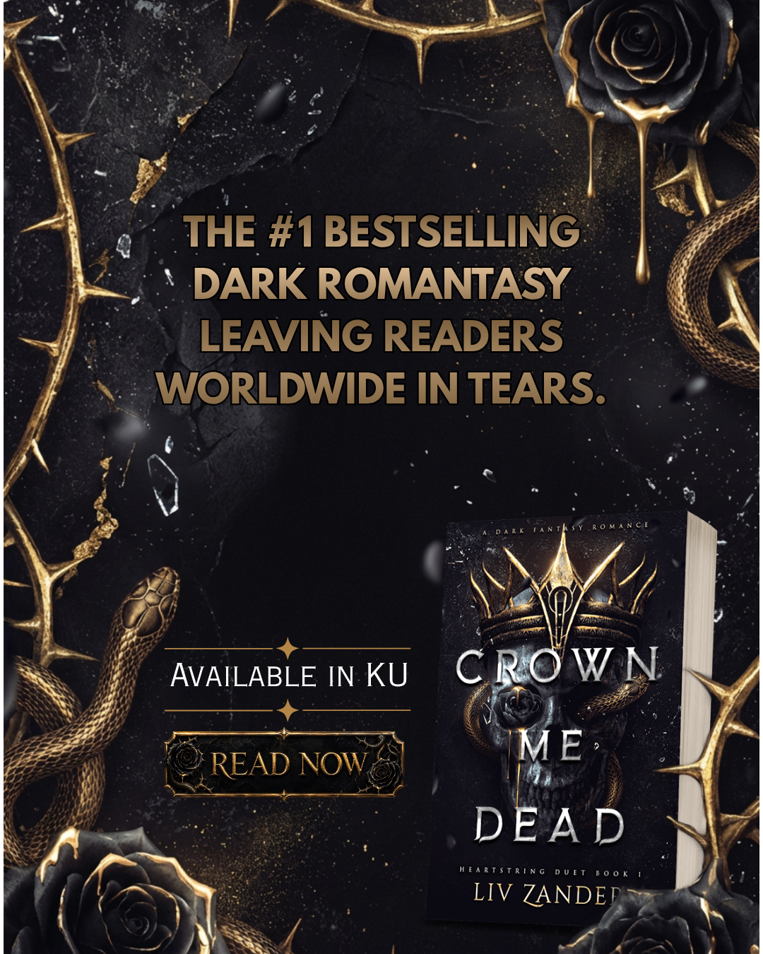 Liv Zander - Author Facebook ad