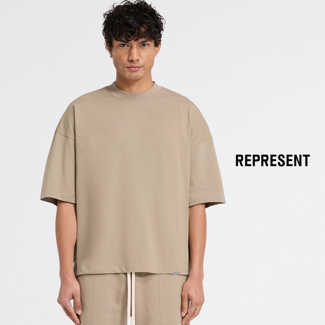 Represent Clo Facebook ad: A collection of luxury streetwear and graphic tees.