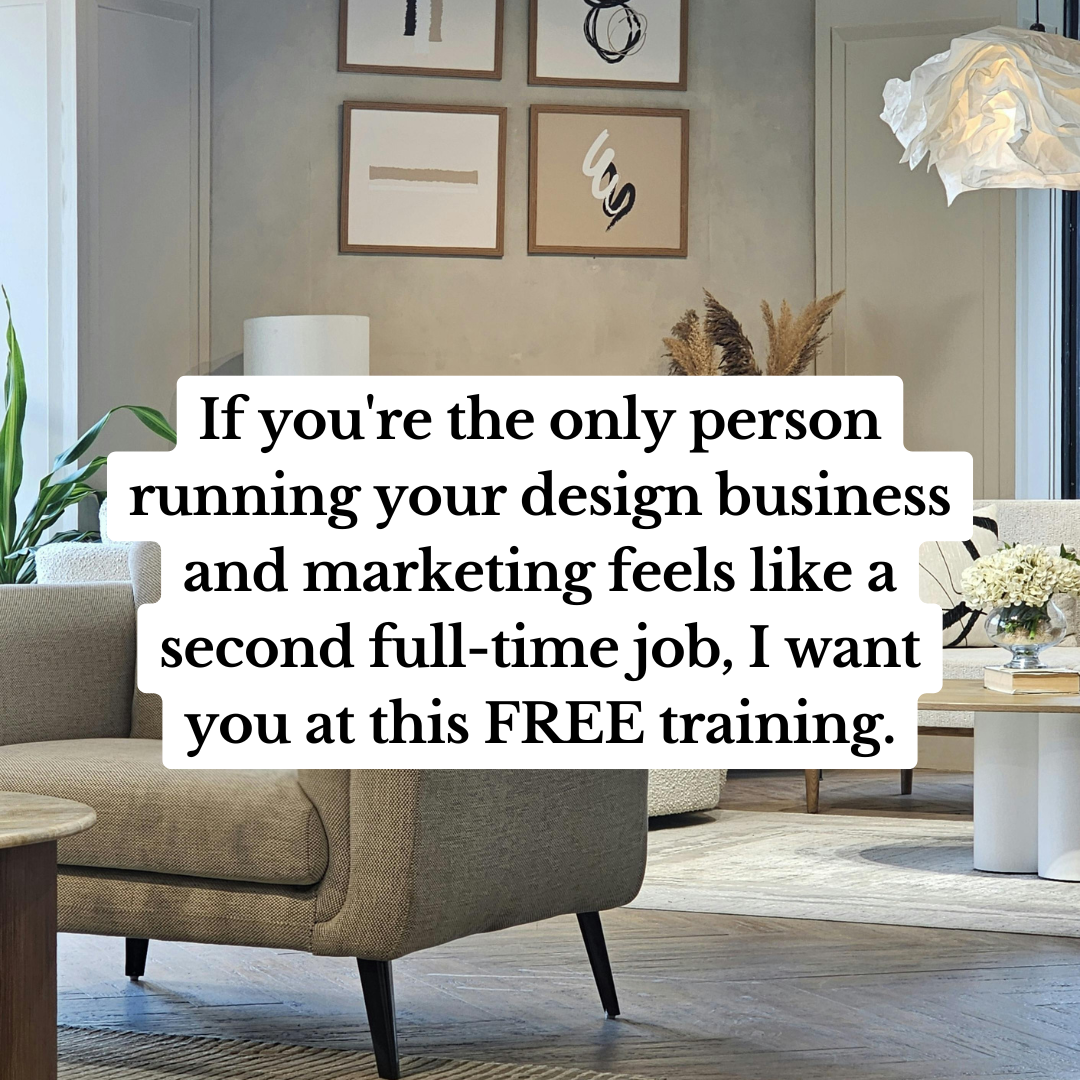 Salimah Mamdani Facebook ad: FREE Workshop for Interior Designers