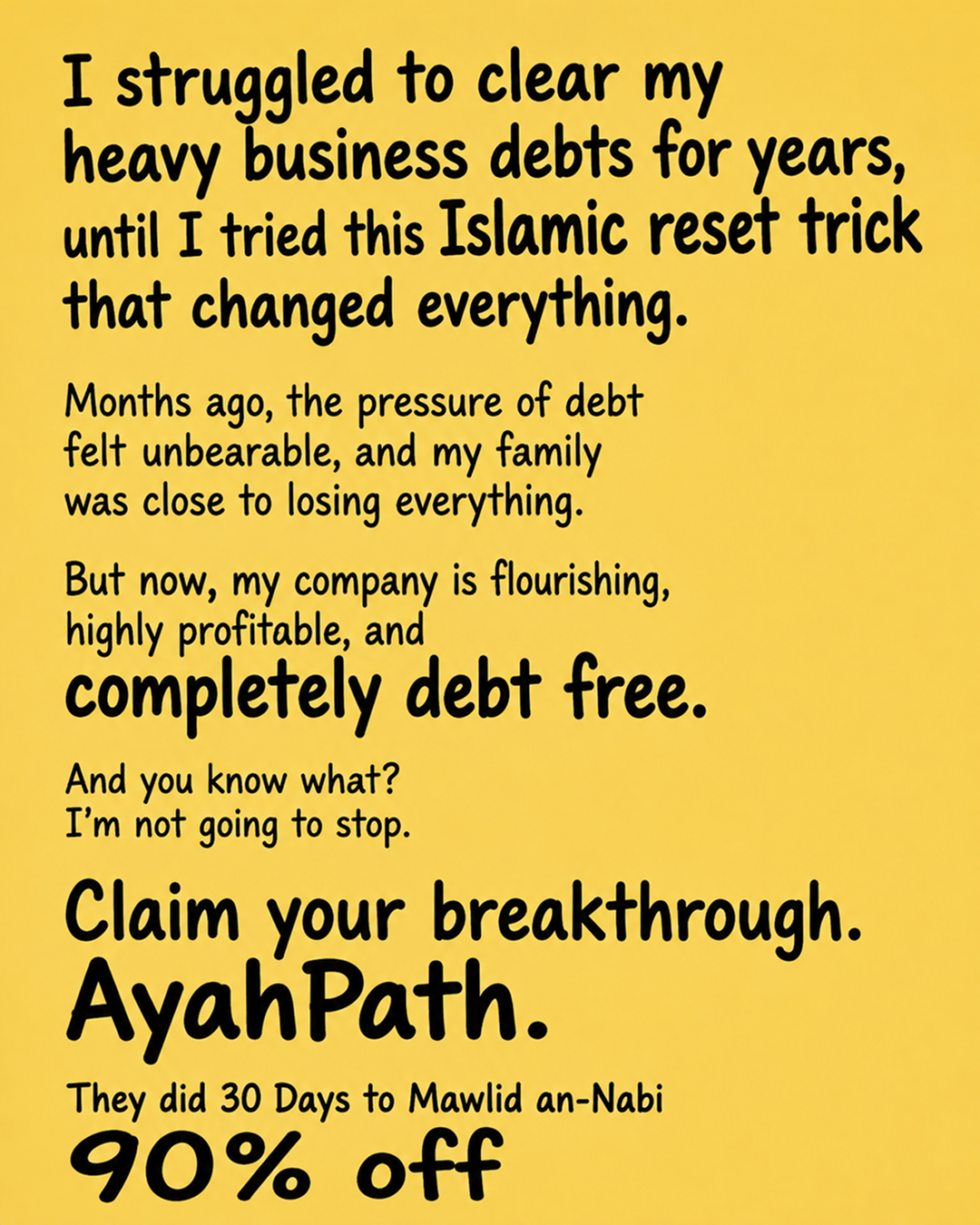 Imam Advice Daily Facebook ad