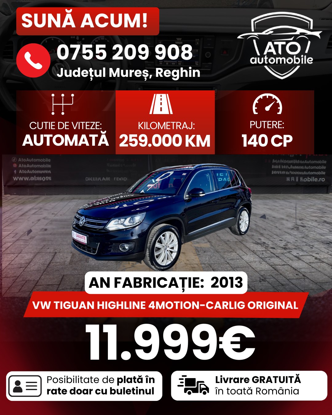 Ato Automobile Facebook ad