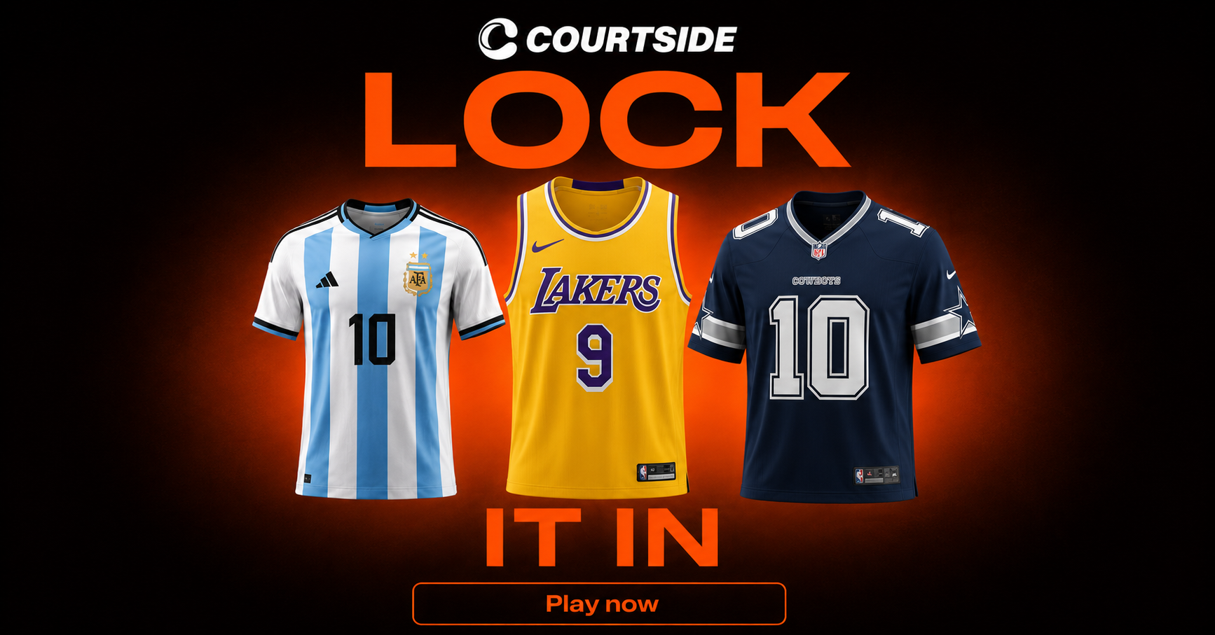 Courtside Sports Facebook ad: Play Free Tonight