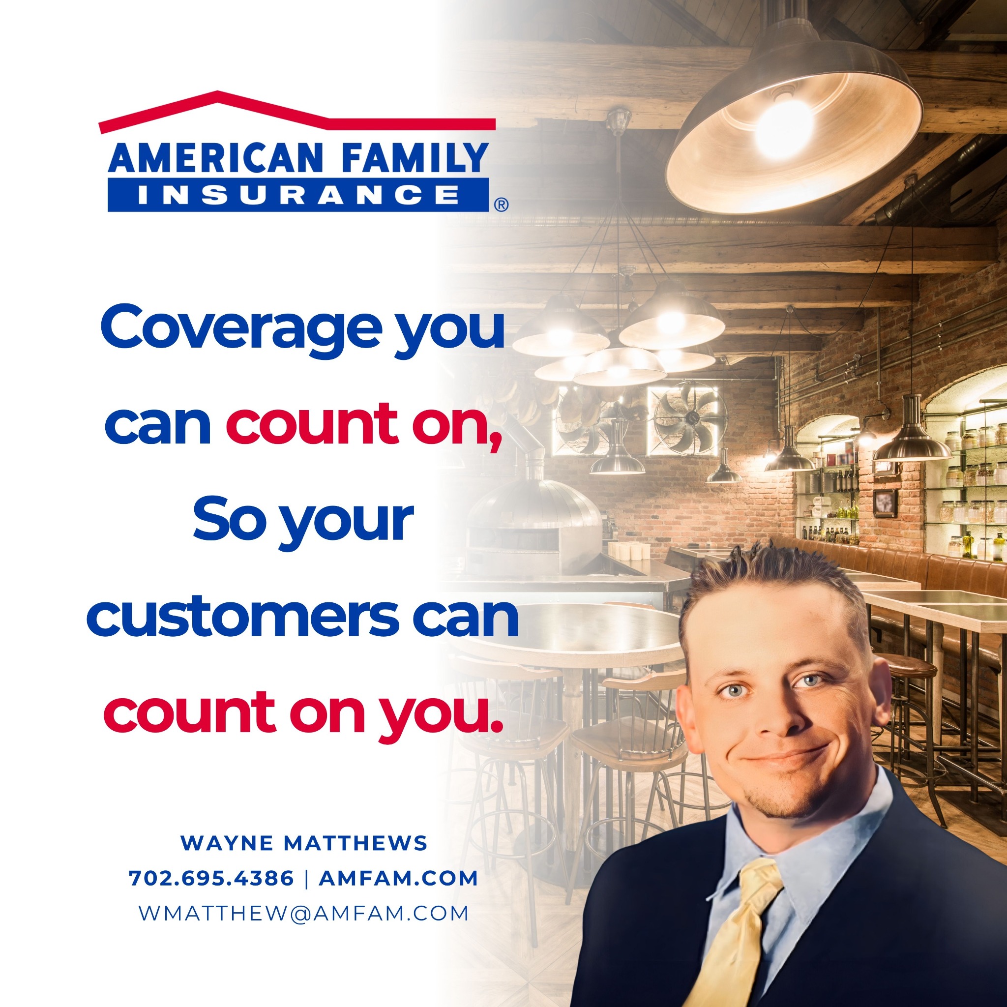 Wayne Matthews American Family Insurance Agent Facebook ad