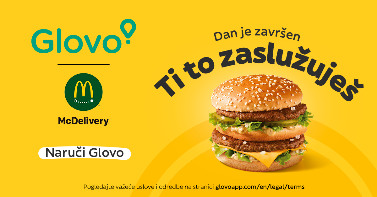 Glovo Facebook ad