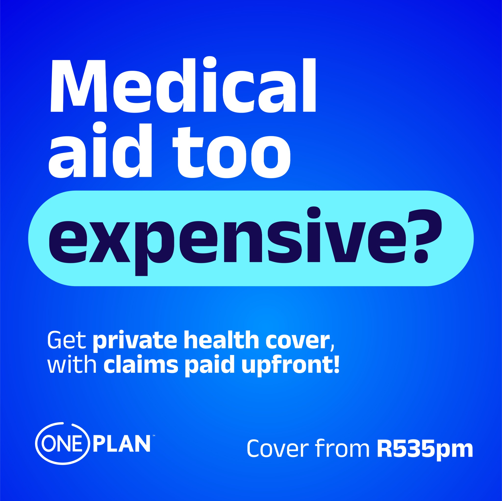 Oneplan Health Insurance Facebook ad