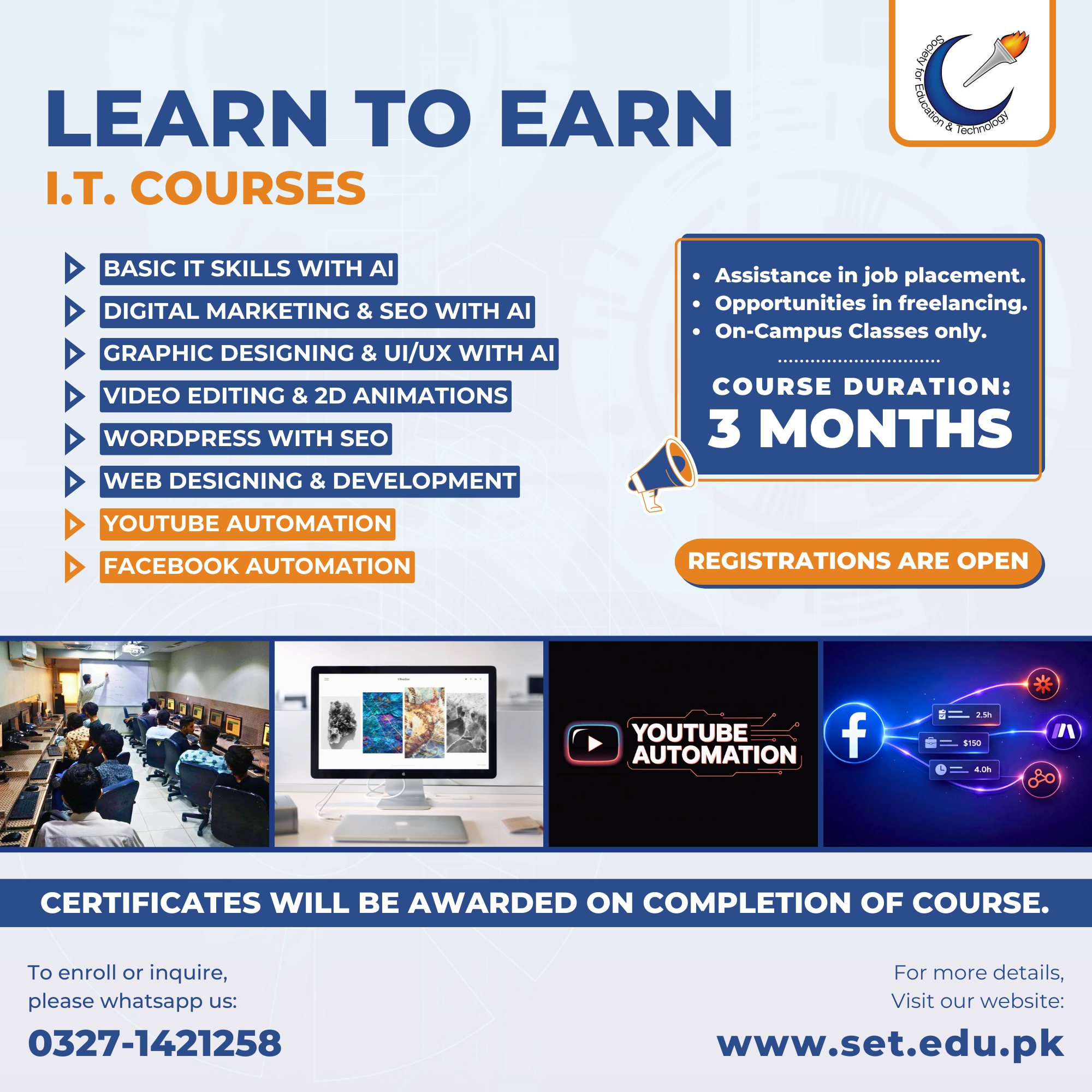 Society for Education & Technology Facebook ad