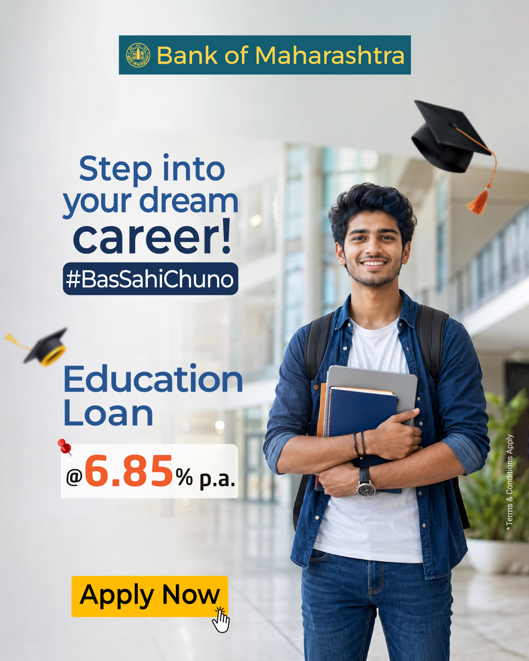 Bank of Maharashtra Facebook ad