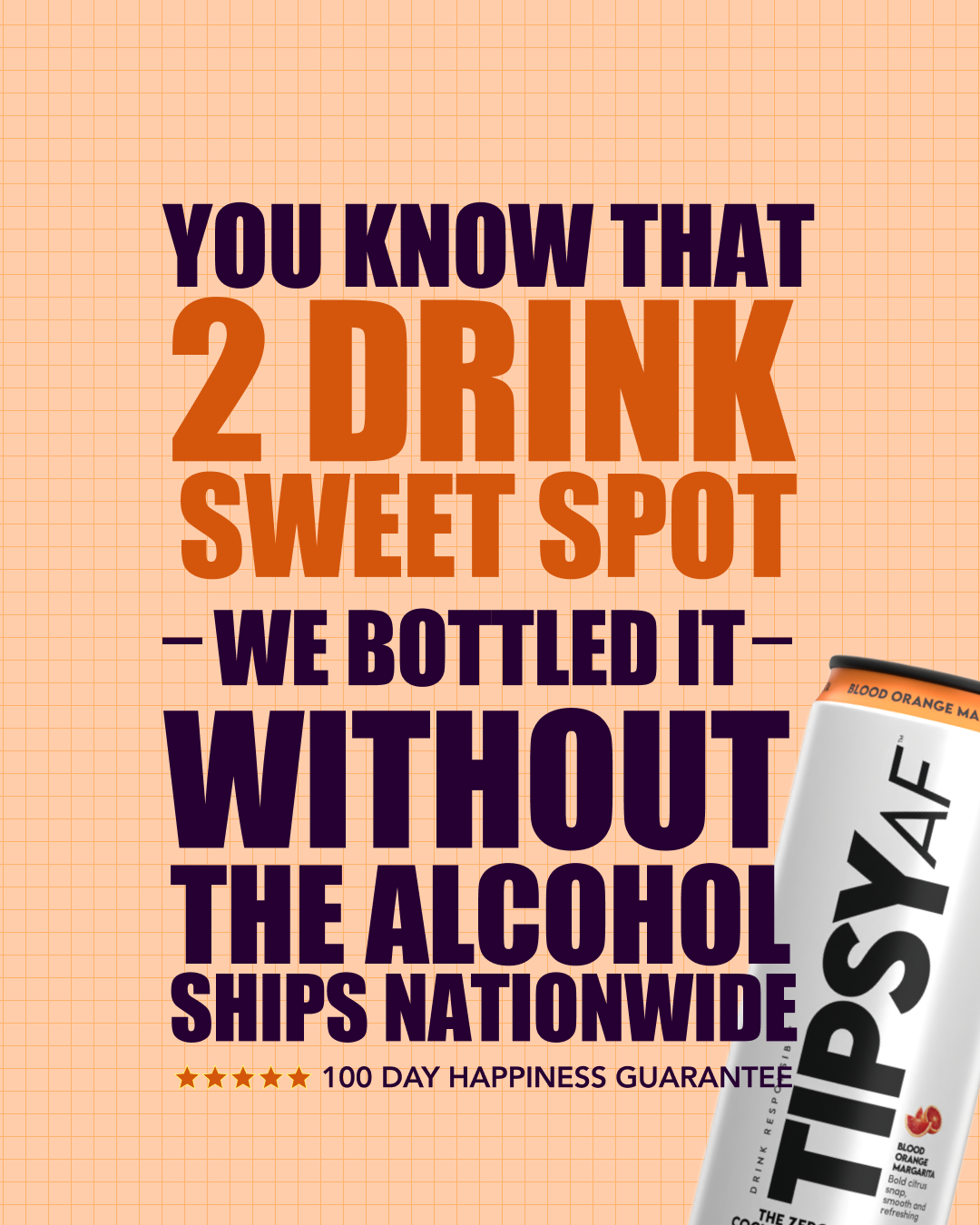 Tipsy AF Facebook ad