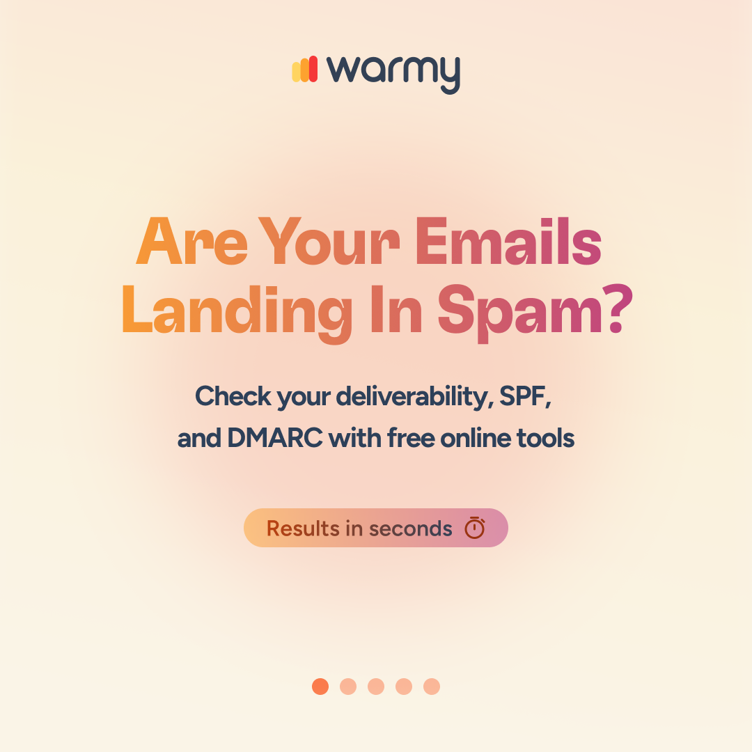 Email Warm Up with Warmy.io Facebook ad